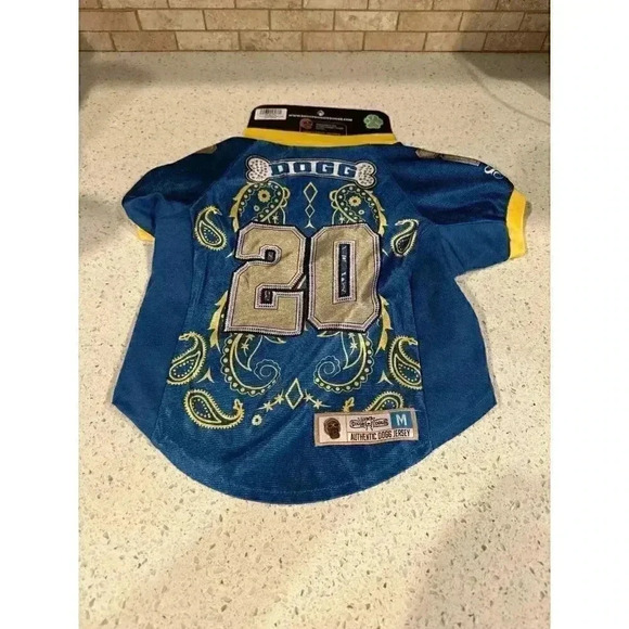 Athentic SNOOP DOGG Dog Pet Jersey Shirt size medium #113 - Picture 2 of 2